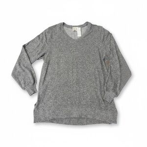 Anthropologie Saturday Sunday Gray V-Neck Sweater women’s small